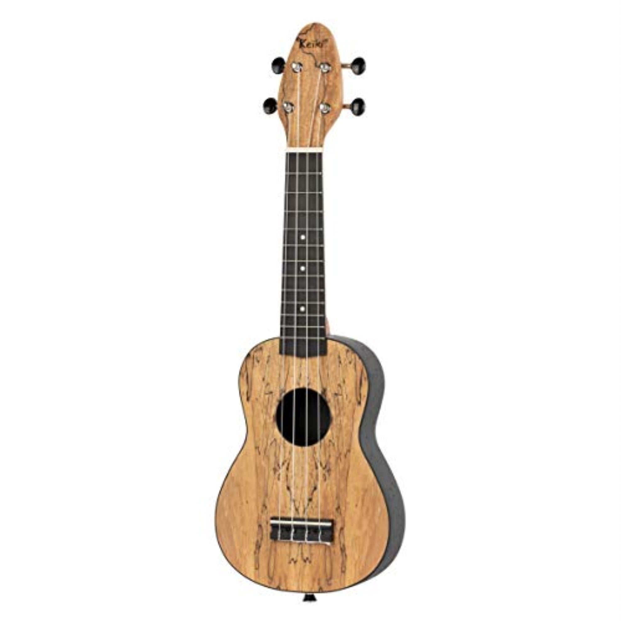 Keiki Exotic Wood Series Soprano Ukulele Pack - Icludes: Tuner, Picks, Strap & Tote Bag
