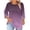 Purple, variant on Plus Size Women's Pleated Tunic Tops Fall Long Sleeve Blouses Fashion Curved Hem Shirts Dressy Casual Brown XXXXXL