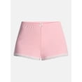 thumbnail image 4 of No Boundaries Women's Sleep Lace Shorts, Coral Kiss, XL, 4 of 4