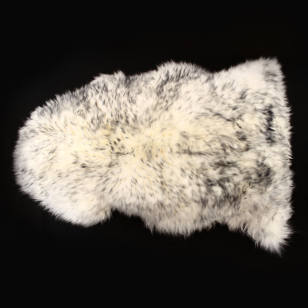 100%Genuine Sheepskin Fluffy Fur Rug Windward Single Natural Ivory Soft Fashion 