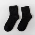 thumbnail image 2 of Dwellite Womens Thin Above Ankle Socks Soft Cozy Cute Casual Ankle High Calf Socks Non Slip Sock 1 Pairs Black, 2 of 3