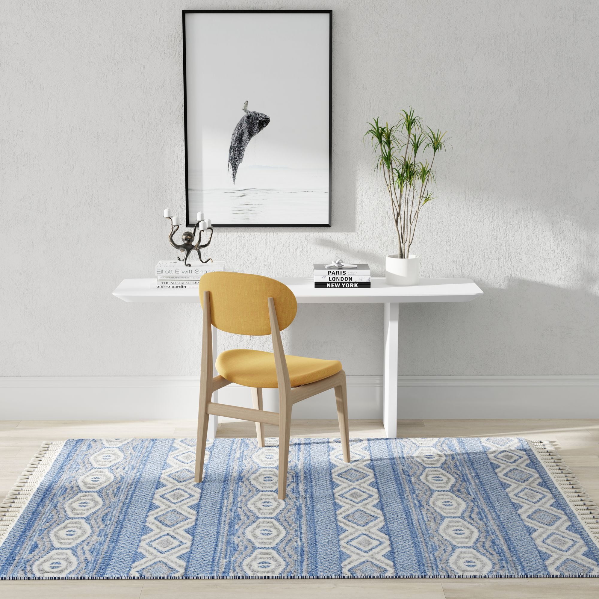 Mason Brooks Catalan IB70B Transitional Geometric 2'6" X 8' Area Rug