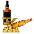 thumbnail image 6 of Metal Skull Wine Bottle Holder Steampunk Whiskey Display Stand Bar Decor Kitchen Accessory(Gold), 6 of 7
