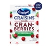 Ocean Spray® Craisins®, 50% Less Sugar Dried Cranberries, Dried Fruit, 8 oz Pouches, 6 Count