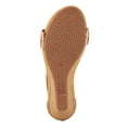 thumbnail image 7 of PATRIZIA Women's HARLEQUIN Ankle Strap T-Strap Wedge Sandals - Floral Design, Cushioned Insole, Back Zipper, 7 of 7