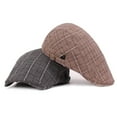 thumbnail image 4 of Happy Date 1 Pack Newsboy Hats for Men Flat Cap Cotton Adjustable Breathable Irish Cabbie Ivy Driving Gatsby Hunting Hat, 4 of 5