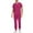 Hot Pink #40, variant on WULMLEO Mens Scrubs Outfits 2 Piece Crew Neck Petite Scrub Sets Stretch Short Sleeve Trendy Nurse Uniform Tops and Pants Soft Comfortable Casual Medical Nursing Workwear Pink S