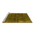 thumbnail image 2 of Ahgly Company Machine Washable Indoor Rectangle Oriental Yellow Industrial Area Rugs, 5' x 8', 2 of 4