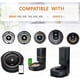 thumbnail image 4 of NEUMÁTICOS Ruedas para IROBOT ROOMBA series 500, 600, 700, 800 y 900 (Pack de 2 unidades) Antideslizantes, agarre excepcional y Fácil Montaje (2 piezas, negras), 4 of 5
