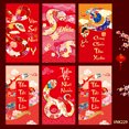 thumbnail image 1 of Sobre rojo Dibujos animados creativos Li Yin Serpiente Año Zodíaco Sobre rojo, 1 of 6