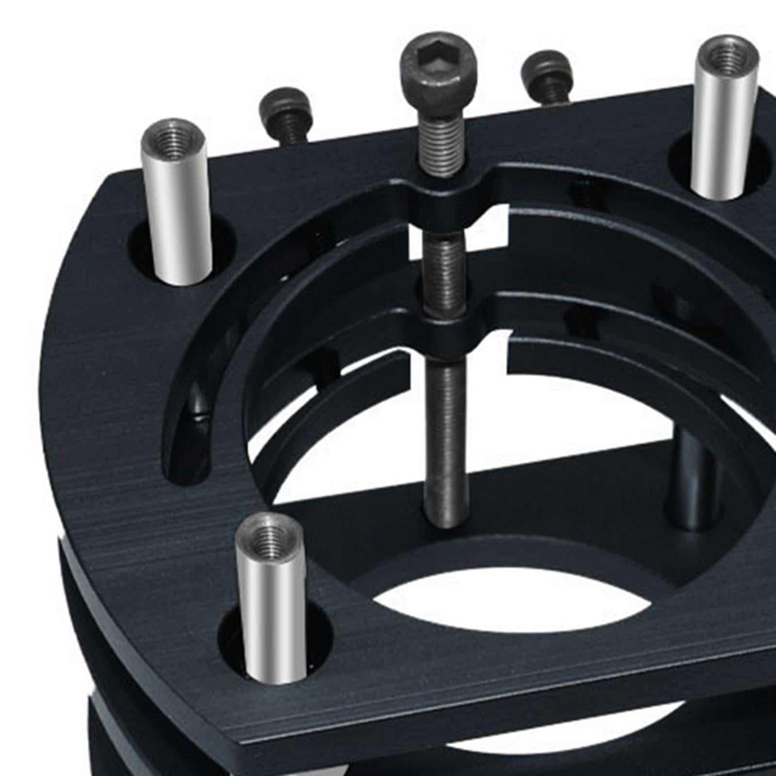 Router Lift and Plate Set Fit 64-66mm Trimming Machine Woodworking DIY for Wood Router Working Benches Durable Plate