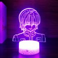 thumbnail image 1 of Luz nocturna LED 3D Hunters Leorios PaladiKnights para niños, 1 of 1