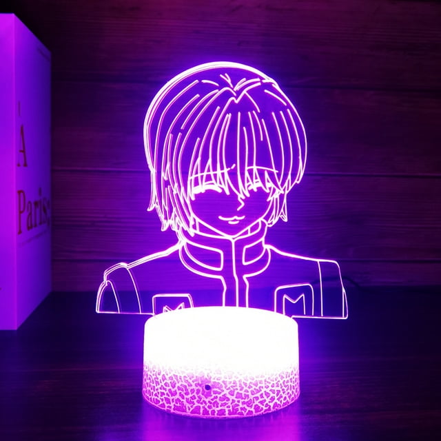 Luz nocturna LED 3D Hunters Leorios PaladiKnights para niños