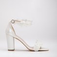 thumbnail image 1 of Dede - Tacones de novia de encaje color marfil crema 22.5 CM, 1 of 5