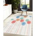 thumbnail image 4 of Dandelion Decorative Rug, Abstract Wildflower Silhouettes Botanical Inspirations Meadow in Summer Season, Quality Carpet for Bedroom Dorm and Living Room, 6 Sizes, Mint Green, by Ambesonne, 4 of 4