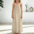 thumbnail image 2 of Dresses for Girls Summer Kids Cute Sleeveless Slip Dresses Straps Boho Beach, 2 of 6