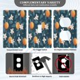 thumbnail image 3 of Yayeee Toggle Light Switch Wall Plate 1-Gang 4.5"x2.7" Home Decorative Outlet Cover, Oranges Pattern, 3 of 7