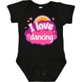 thumbnail image 3 of Inktastic I Love Dancing Dance Teacher Girls Baby Bodysuit, 3 of 5