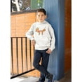 thumbnail image 2 of Fox With A Bow Tie Hoodie Juniors -Image by Shutterstock,  x-Large, 2 of 4