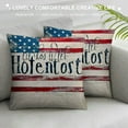 thumbnail image 3 of PHYHOO Independence Day Quotes Pillow Covers Patriotic Throw Pillow Cases Faith Family Freedom Farmhouse Decorative Cushion Covers for Sofa Couch Linen, 3 of 5