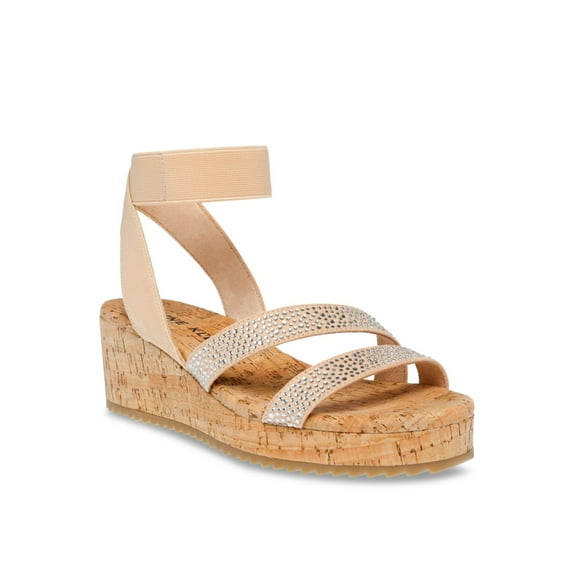 Anne Klein Anne Klein Womens Alyson Crys Natural 8.5M