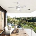 thumbnail image 7 of 46"Ceiling Fan with Light and Remote Indoor Ceiling Fan with 6-Speed Reversible DC Motor Dimmable LED Ceiling Light, 7 of 7