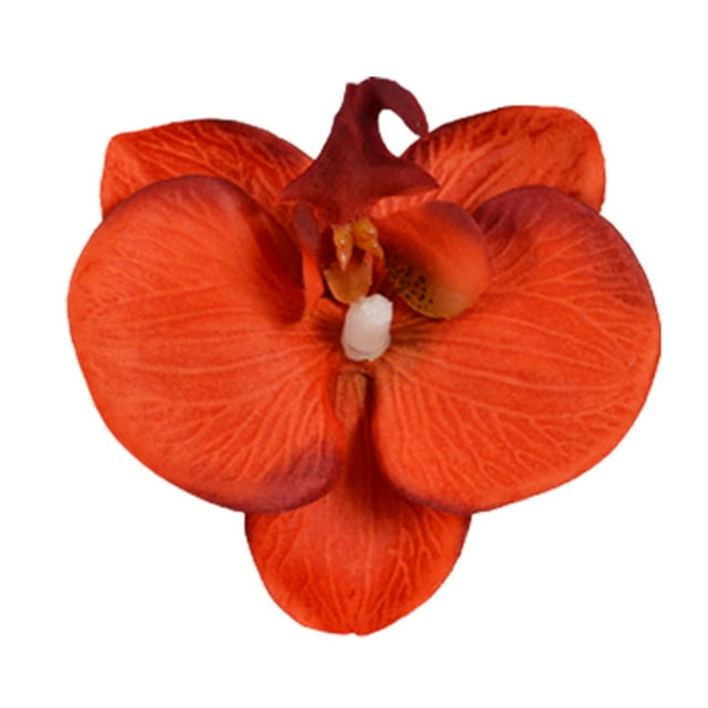 OUSITAID 10pcs Imitation Decorative Phalaenopsis Realistic Design Fake Flowers for Wedding Centerpieces Decoration