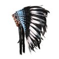 thumbnail image 3 of plumas , sombrero jefe para fiestas, actuaciones, bailes y cosplay., 3 of 10