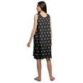 thumbnail image 4 of Moomaya Printed Sleeveless Nightdress For Ladies Button Placket Nightwear, 4 of 6