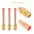 thumbnail image 3 of unbranded 3Ud Conector De De Aire Acondicionado Con Rosca Dorado Alta Presión, 3 of 6