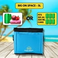 thumbnail image 3 of Outer Woods Insulated 6 Can Cooler Bag | Fits 6 x 500ml Beer Cans | Keep Cans Cool for up to 10 Hrs | Free 2 Units of Ice Gel Packs (Sky Blue), 3 of 10