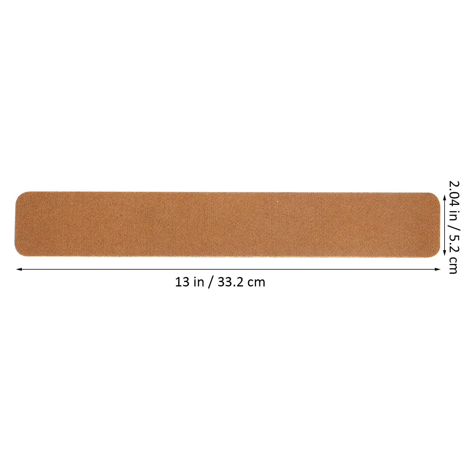 Set of 3 Decorative Board Felt Strips Transparent Thumbtacks Cork for Office Bulletin Boards