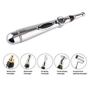 5 Heads Electronic Acupuncture Meridian Pen Electric Meridians Laser Therapy Massage Pen Energy Pen Relief Pain Tools 9 Modes