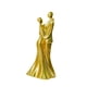thumbnail image 1 of Figura de pareja, escultura moderna para bodas y coleccionables en la sala de estar. oro 85x67x18cm, 1 of 9