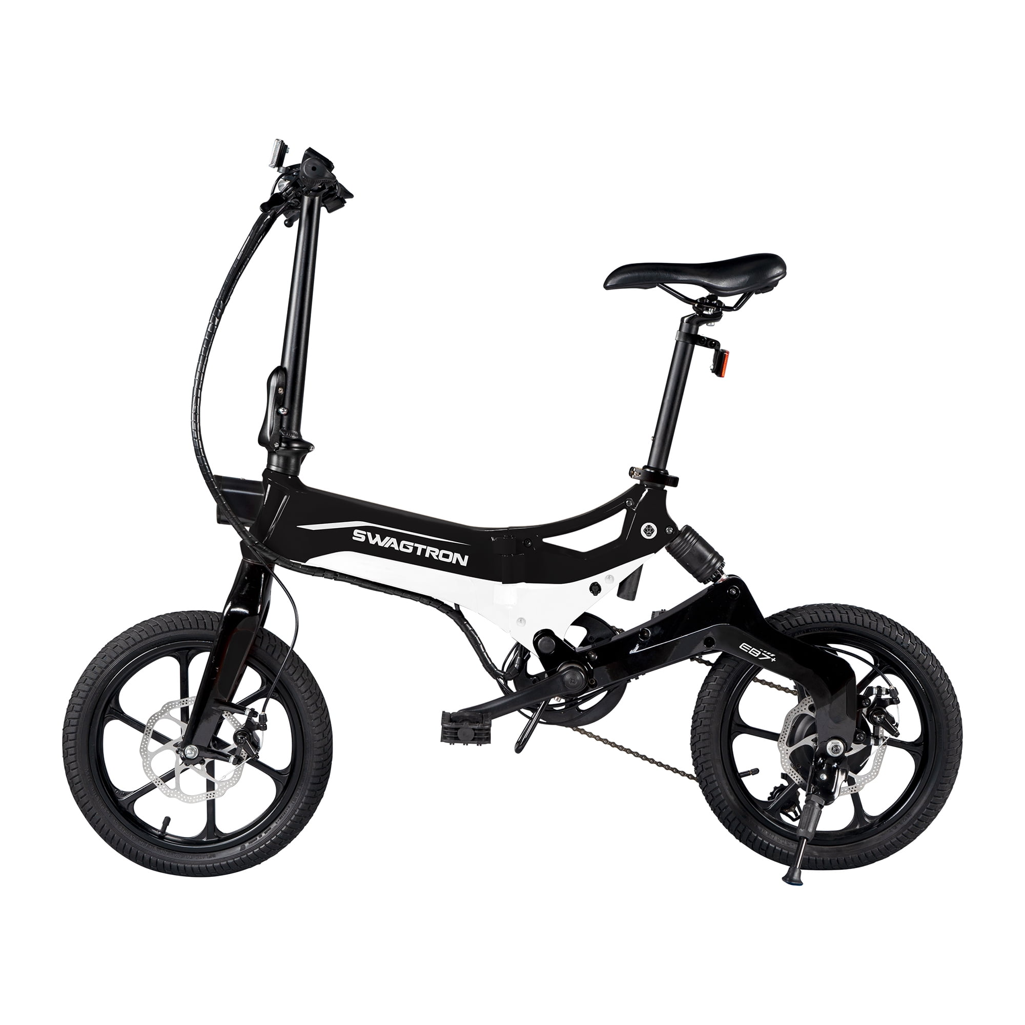 swagtron folding electric bicycle Watch EB-7 Elite Bike Review on Amazon Live Let your inner rule breaker reign free SWAGTRON EB-8 Fat Tire 650W