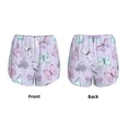 thumbnail image 5 of Lsque Purple Butterfly Printed Women's Running Shorts with Liner Pockets,Elastic Quick Dry Workout Athletic Gym Yoga Shorts,Womens High Waist Shorts-Medium, 5 of 9