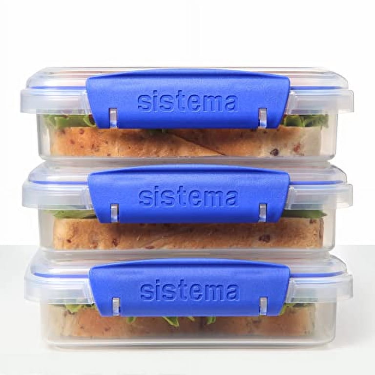 Sistema Klip It Sandwich Box - 1.9 Cup / 450ml (Pack Of 9)