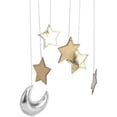 thumbnail image 3 of Hanging Cloud, Stars and Moon - Decoration for Bedroom, Bed and Wall (White), 3 of 4