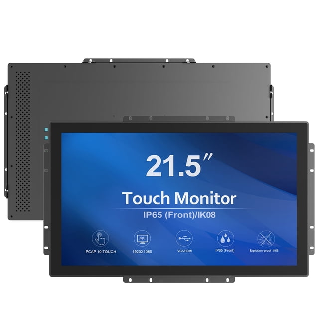 GreenTouch 21.5 Inch Open Frame LCD Display Touch Screen Monitor,1000 Nits for Outdoor Kios,1920 x 1080