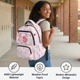 thumbnail image 5 of Aplkyhs Backpack for Kids Teens Age 6-18 School Bag with Large Capacity Durable Lightweight Water Resistant Bookbag Donut Axolotl, 5 of 7