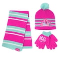 thumbnail image 2 of Universal Kids Winter Hat, Kids Gloves or Toddlers Mittens, Matching Scarf, Trolls Baby Beanie for Girl Ages 4-7, 2 of 4