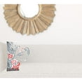 thumbnail image 5 of 17" X 17" Coral Gray And White Zippered Polyester Paisley Throw Pillow Cover, 5 of 5