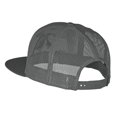 thumbnail image 3 of No Mow November Embroidered 5 Panel Mesh Trucker Snapback Cap - Charcoal OSFM, 3 of 5