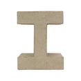 thumbnail image 1 of BV-0463-I PA PAPER MACHE 4 LETTER I KRAFT, 1 of 1