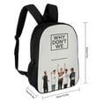 thumbnail image 2 of Why Don't We Poster Backpack Casual Daypack School Bag Bookbag Satchel Rucksack Shoulder Multipurpose Laptop Backpack 17 Inch For, 2 of 3