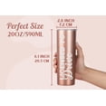 thumbnail image 6 of New Driver Gifts for Girls - Licensed to Drive EST. 2025-20oz/590ml Stainless Steel Insulated Tumbler with Straw, Lid - Cups Gift for New Driver - (Rose Gold), 6 of 7