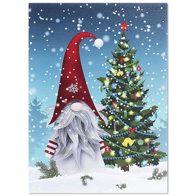 Matsuzay Navidad diamante pintura Rhinestone pared decoración hogar Type7 NO7