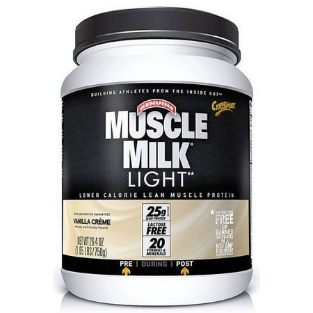 Cytosport Muscle Milk Lite, Vanilla Cream, 1.65 Lb
