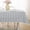 Grey and White, variant on Buffalo Plaid Vinyl Tablecloth With Flannel Backing Rectangle Waterproof & Oil Proof Checkered Tablecloth, Plastic Table Cover for Dining, Party, Indoor, Outdoor, Black and White