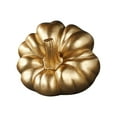 thumbnail image 2 of Set Of Four Gold Plated Brass Pumpkins In Shapes High End Thanksgiving And Fall Table Centerpieces For Luxurious Home Decor, 2 of 9